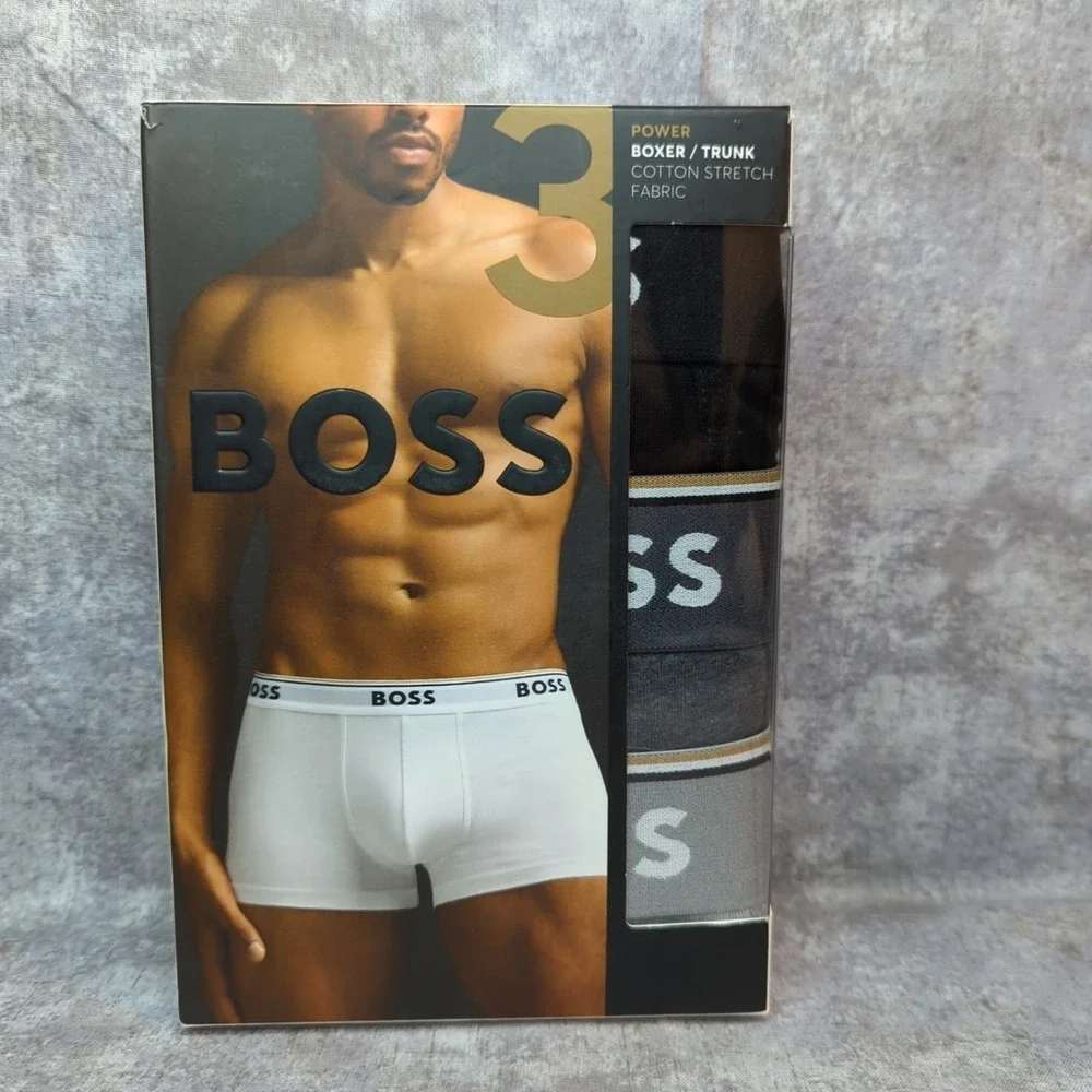 Hugo Boss Hugo Trunk 3P Power 3 Pack 2XL Boxerbriefs Boxershort Cotton Stretch